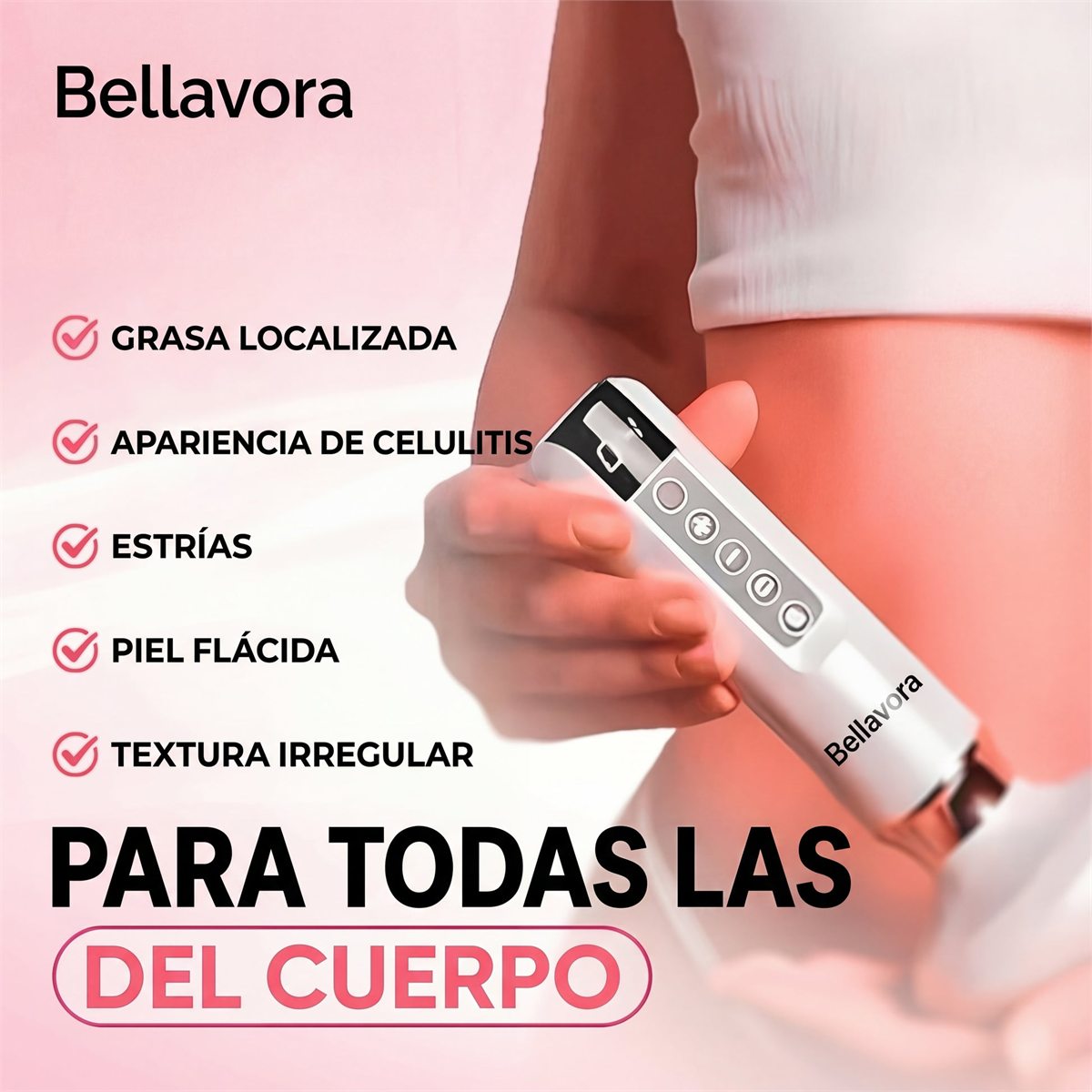 Funciones del masajeador Bellavora
